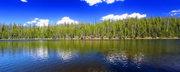 Yellowstone Panoramic Lake Landscape — Stock Photo, Image