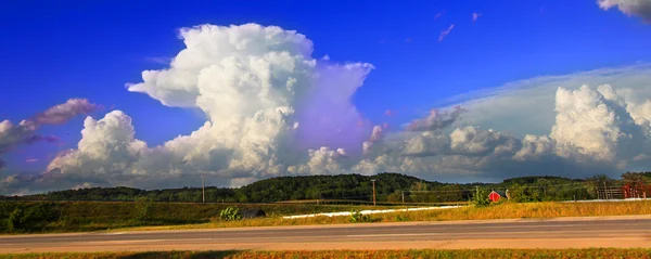 Szupercella zivatar Wisconsin — Stock Fotó