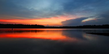 Northwoods wisconsin günbatımı