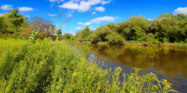 Kishwaukee folyó Észak-Illinois — Stock Fotó