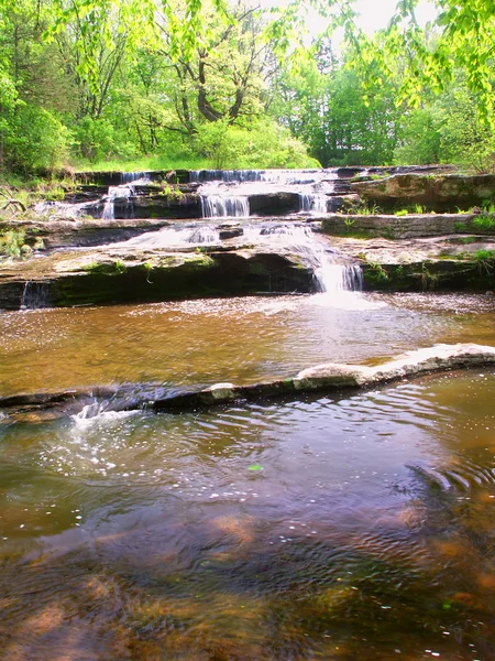 Skillet Creek Cascades in Wisconsin — Stock Photo, Image