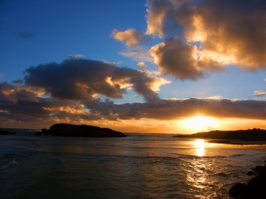 Warrnambool Avustralya günbatımı