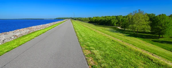 Carlyle Lake Bike Path Illinois - Stock-foto