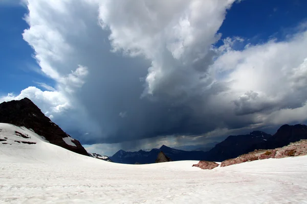 Burza z piorunami Glacier National Park — Zdjęcie stockowe