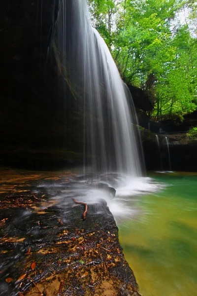 Alabama lesní vodopád Krajina — Stock fotografie