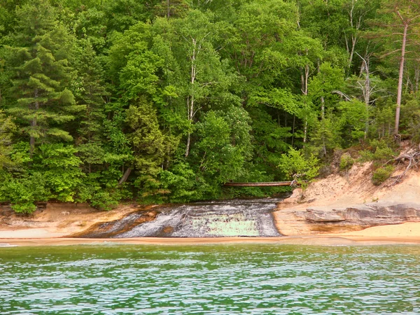 Kápolna Creek Cascade Michigan — Stock Fotó