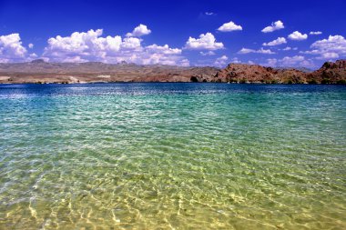 Göl Mohave Nevada manzara