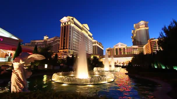 Caesars palace v las vegas — Stock video