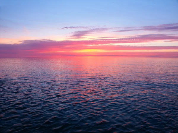 スペリオル湖の夕日 — ストック写真