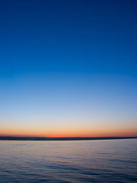 Lago pôr do sol superior — Fotografia de Stock