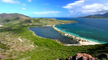 Saint Kitts plaj manzara