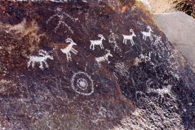 Nevada Rock Petroglyphs clipart