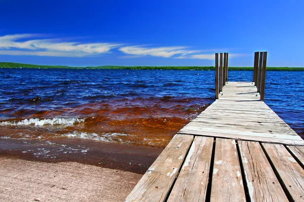 Пейзаж озера Гогебич — стоковое фото