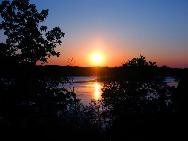 Bouilloire Moraine Wisconsin Coucher de soleil — Photo