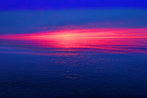 Grote meren zonsondergang Michigan — Stockfoto