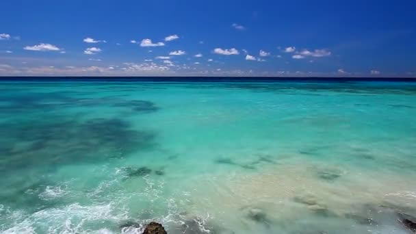 Barbados plaj manzara — Stok video
