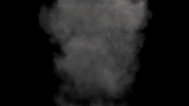 Катящийся дым — стоковое видео