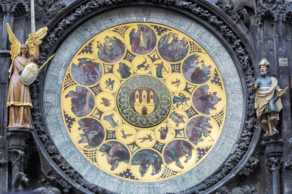 Astronomical clock, Prague — Stock Photo, Image