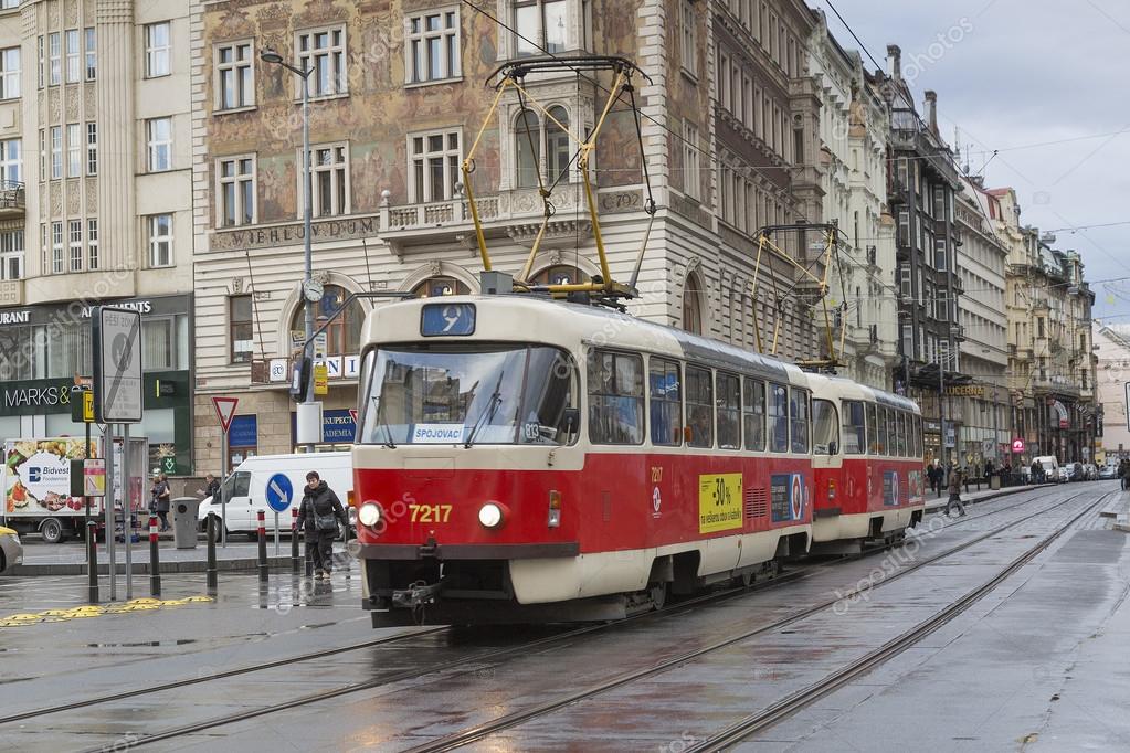 Tram in Praga â Stock Photo
