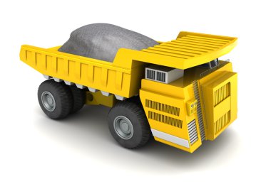 Damper üzerinde beyaz cevher ile