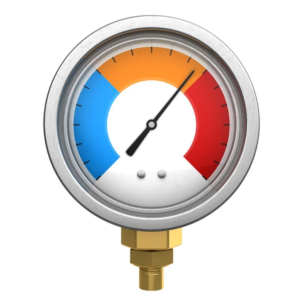 Manometer eller temperatur mätare — Stockfoto