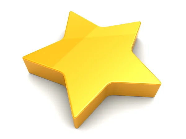 3D hvězda ilustrace — Stock fotografie