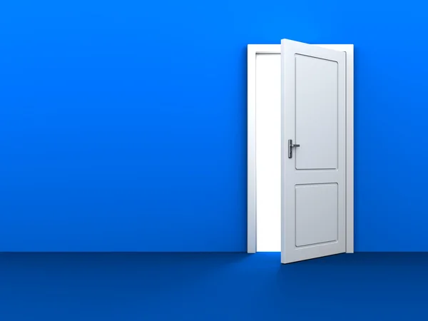 White door illustration — Stock Photo, Image