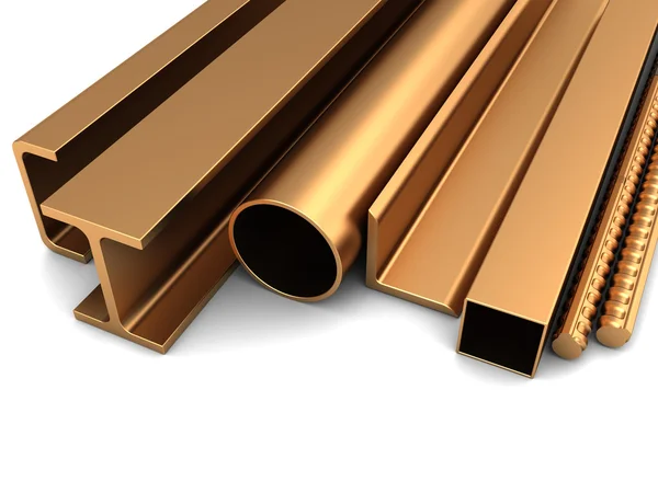 Rolled metal illustration — Stock Photo, Image