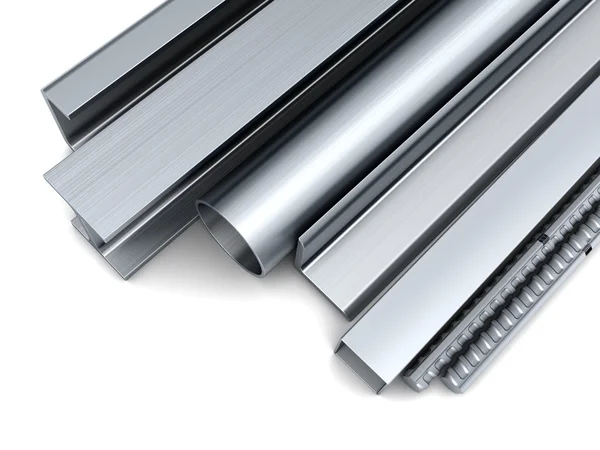 Rolled metal illustration — Stock Photo, Image