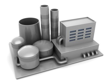 Fabrika Binası illüstrasyon