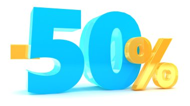 yüzde 50 indirim