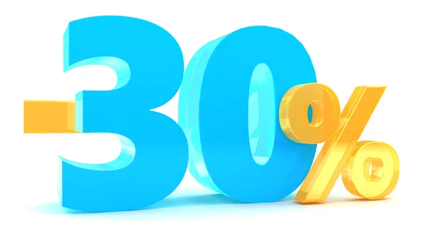 30 percent discount — Stock Photo, Image