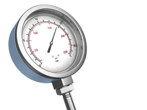 3D illustration av manometer — Stockfoto