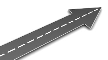 asfalt yol gösteren resim 