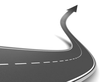 Yol sonunda oklu
