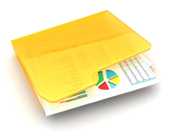 Business papers folder — Stock Photo, Image