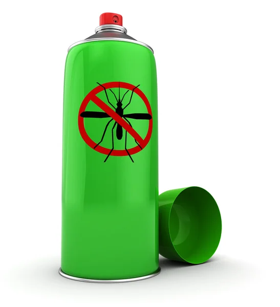 Mosquito spray bottle — Stock Photo, Image