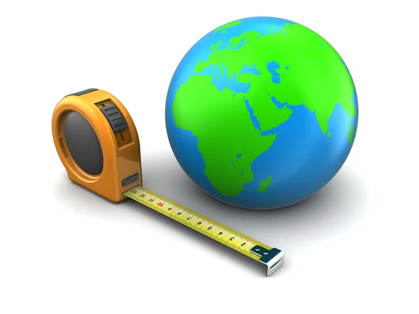 Earth measure — Stock Photo, Image