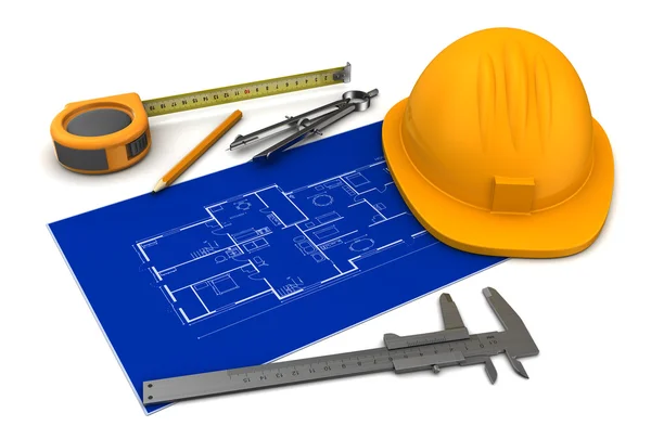 House blueprints — Stock Photo, Image