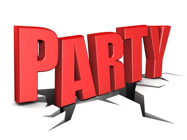 Party sign — Stock Photo, Image