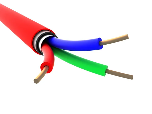 Red cable — Stock Photo, Image