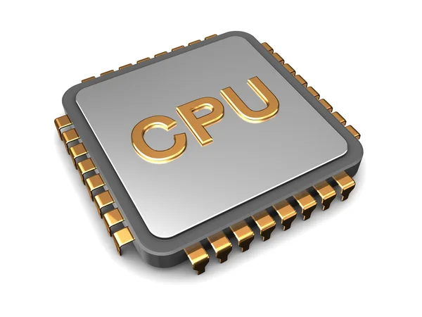 Cpu 芯片 — 图库照片