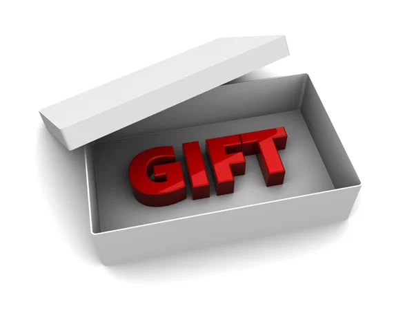 Geschenkbox — Stockfoto