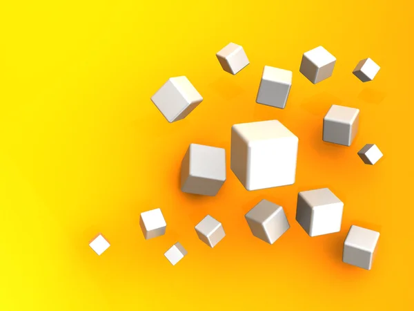 Cubes background — Stock Photo, Image