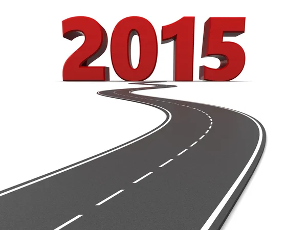 Road to 2015 — Stock Photo, Image