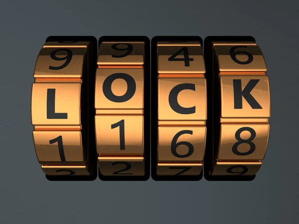 Código de bloqueo — Foto de Stock