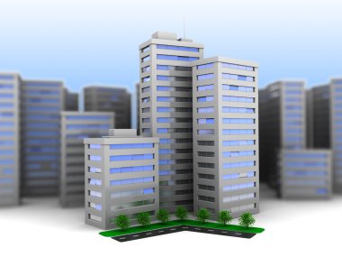 Kentsel şehir manzarası