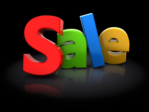 Sale 3d sign — Stock Photo, Image