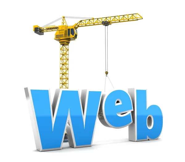 Concetto di Web building — Foto Stock