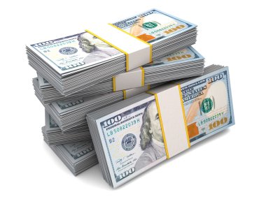 yüz dolar faturaları altı paketleri